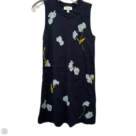 Dress Sweater By Free Assembly In Blue & Yellow, Size: Xs