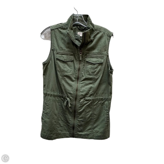 Vest Other By Merona In Green Denim, Size: S