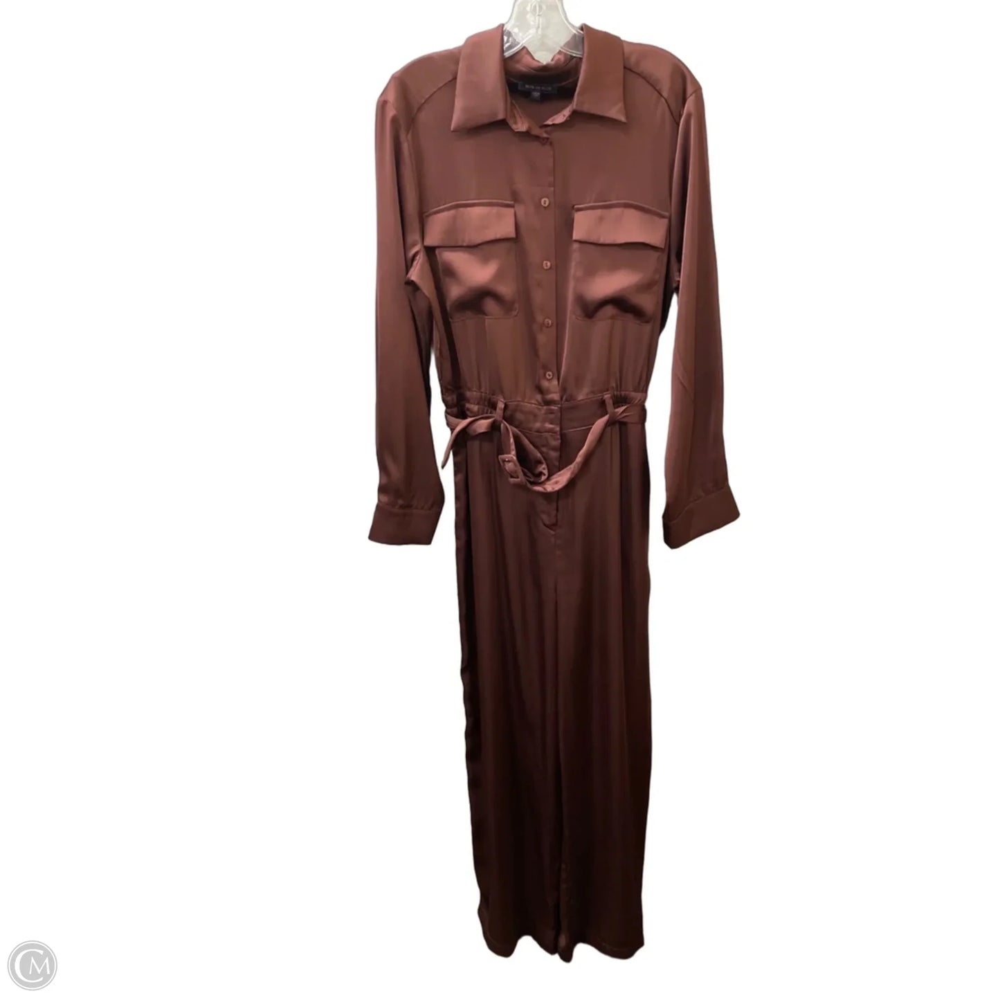 Jumpsuit By Skies Are Blue In Maroon, Size: L