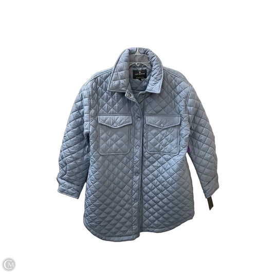Coat Puffer & Quilted By Lucky Brand In Blue, Size: L