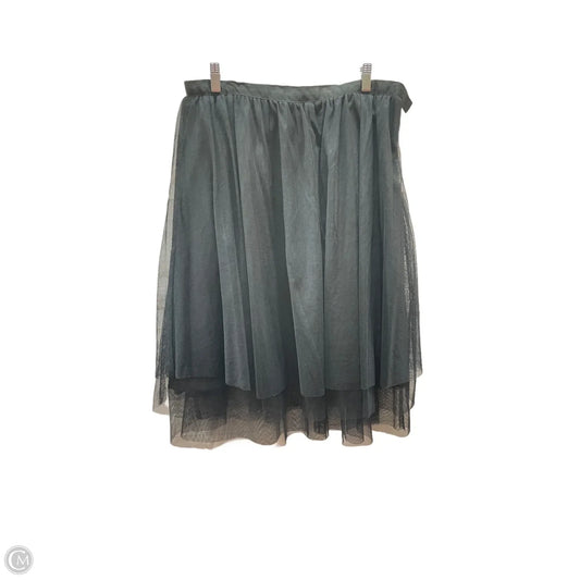 Skirt Maxi By Isaac Mizrahi In Black, Size: L
