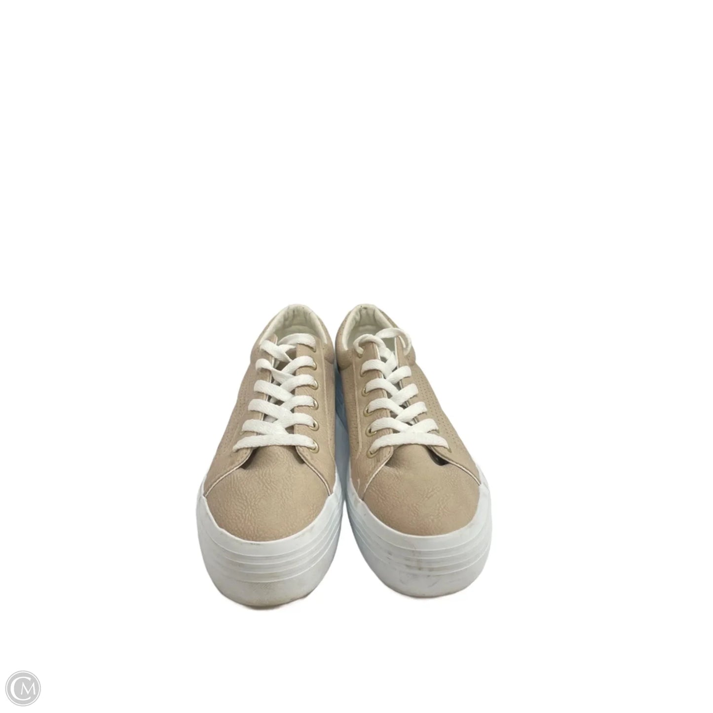Shoes Sneakers Platform By Cme In Beige, Size: 8