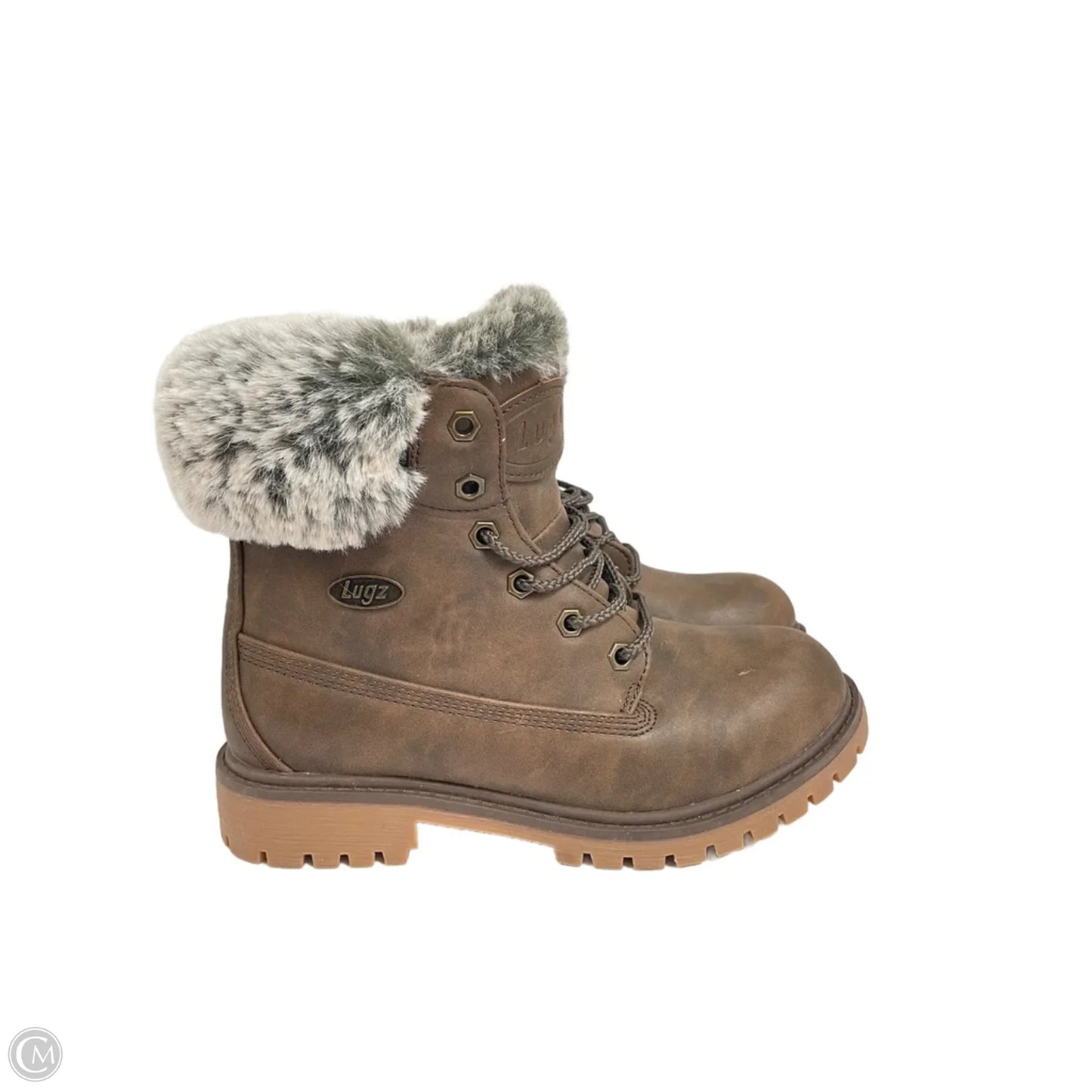 Boots Combat By LUGZ In Brown, Size: 7