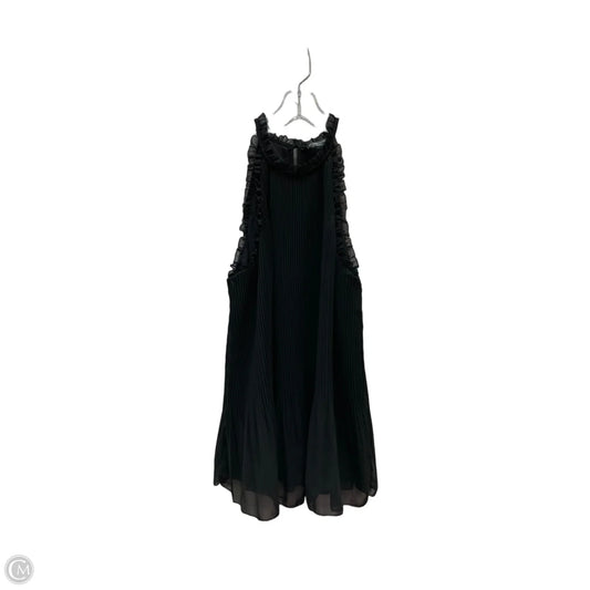 Blouse Sleeveless By Liverpool In Black, Size: S