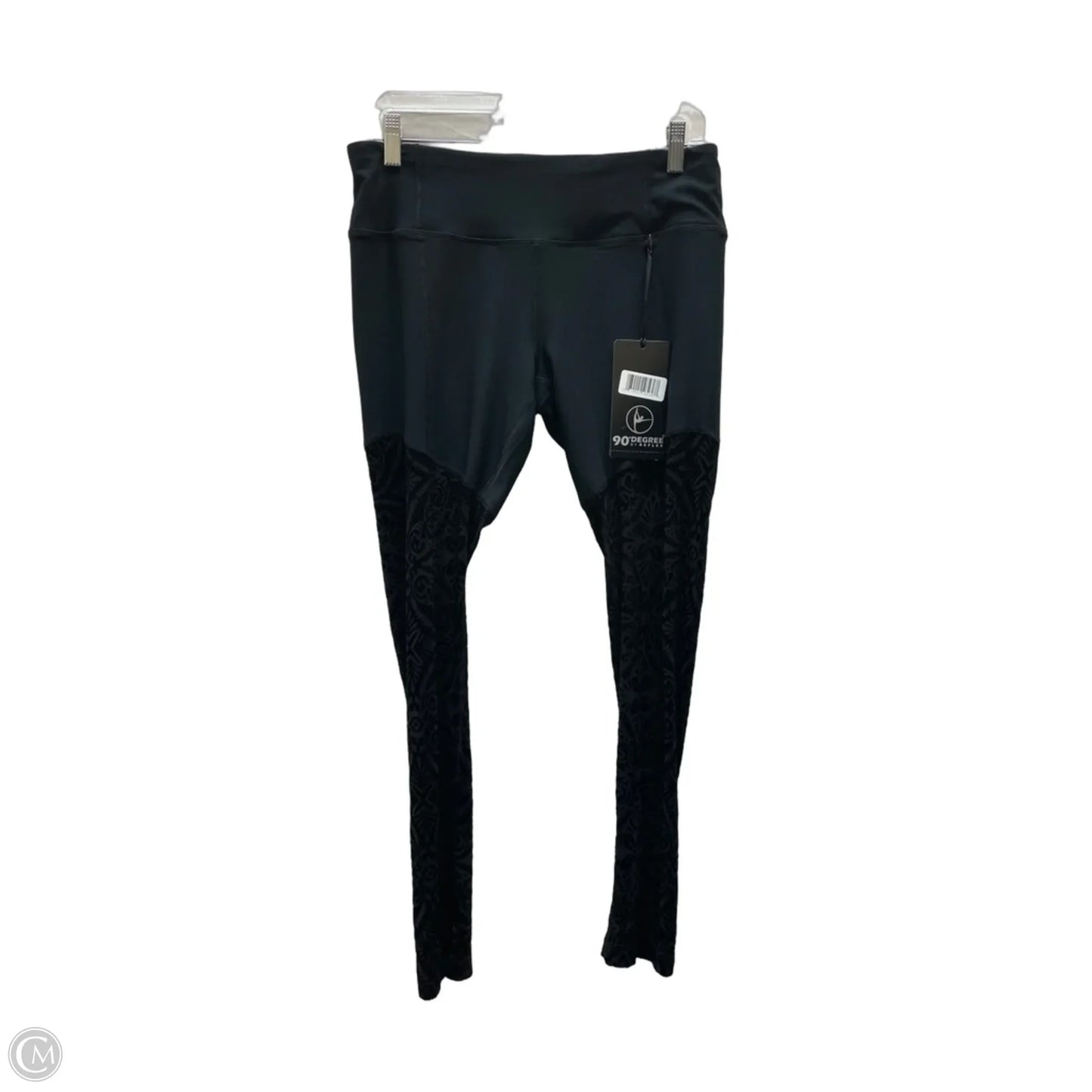Athletic Leggings By 90 Degrees By Reflex In Black, Size: L