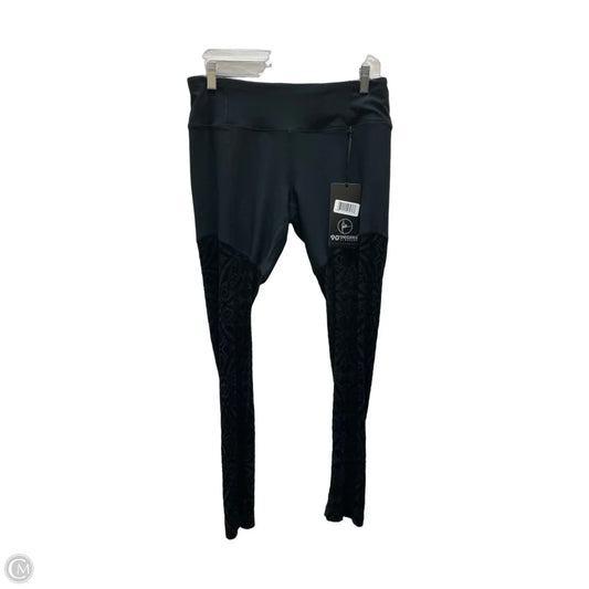 Athletic Leggings By 90 Degrees By Reflex In Black, Size: L