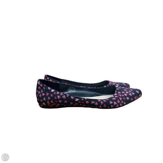 Shoes Flats By Nine West In Black & Pink, Size: 9.5