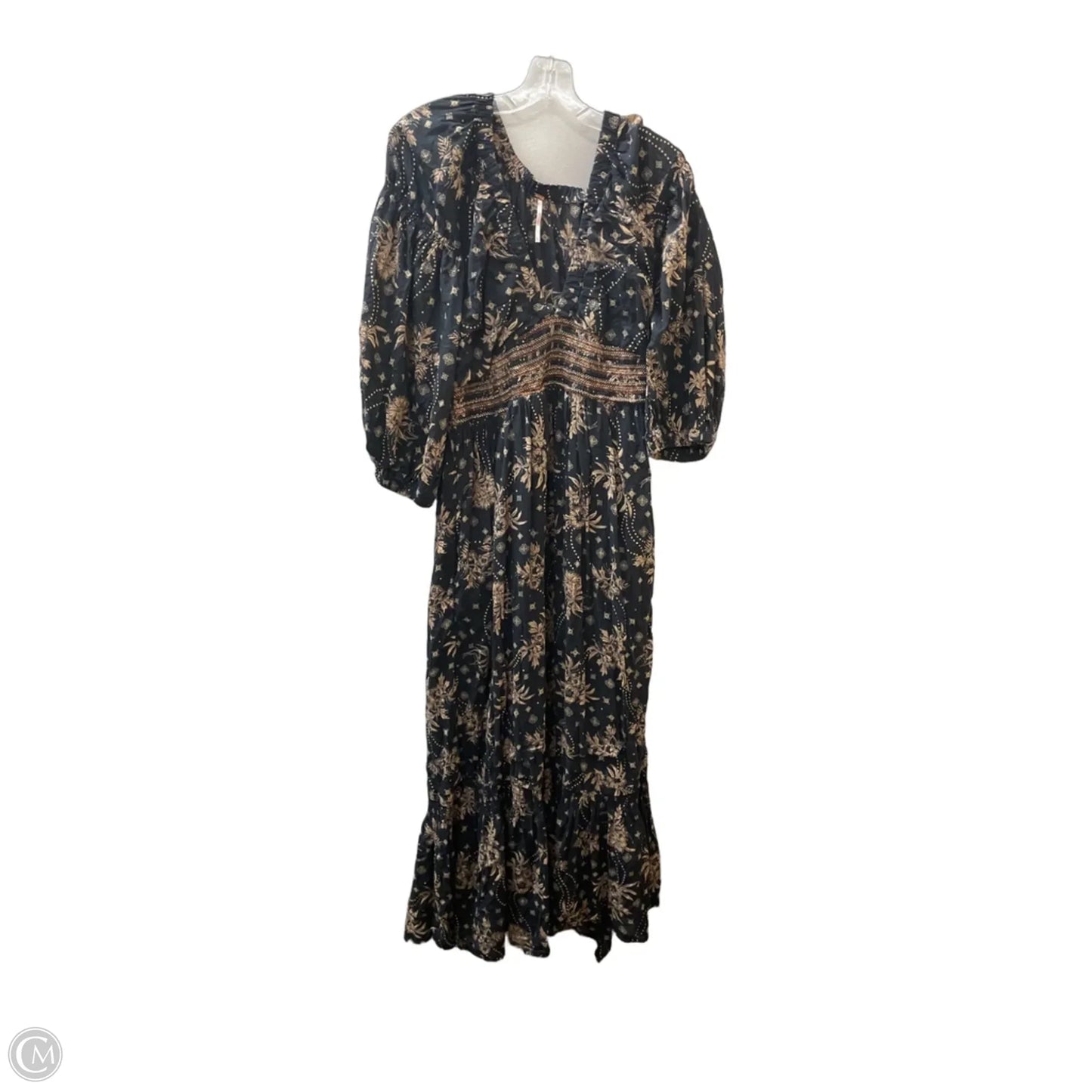 Dress Casual Maxi By Free People In Floral Print, Size: Xl