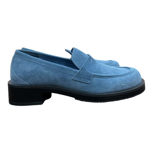 Blue Shoes Flats By Stuart Weitzman, Size: 8