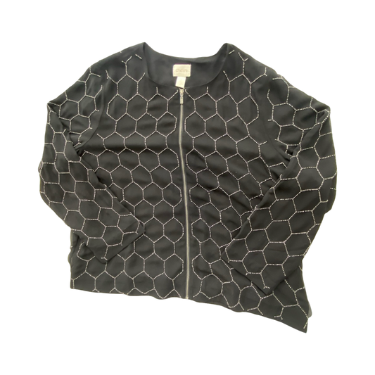 Blazer By Chicos In Black, Size:Xl