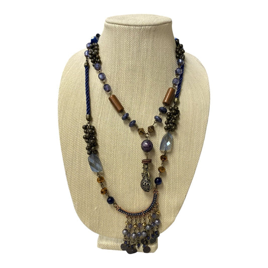 Necklace Layered By Cme In Blue