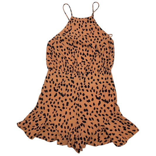 Romper By She + Sky In Animal Print, Size:S