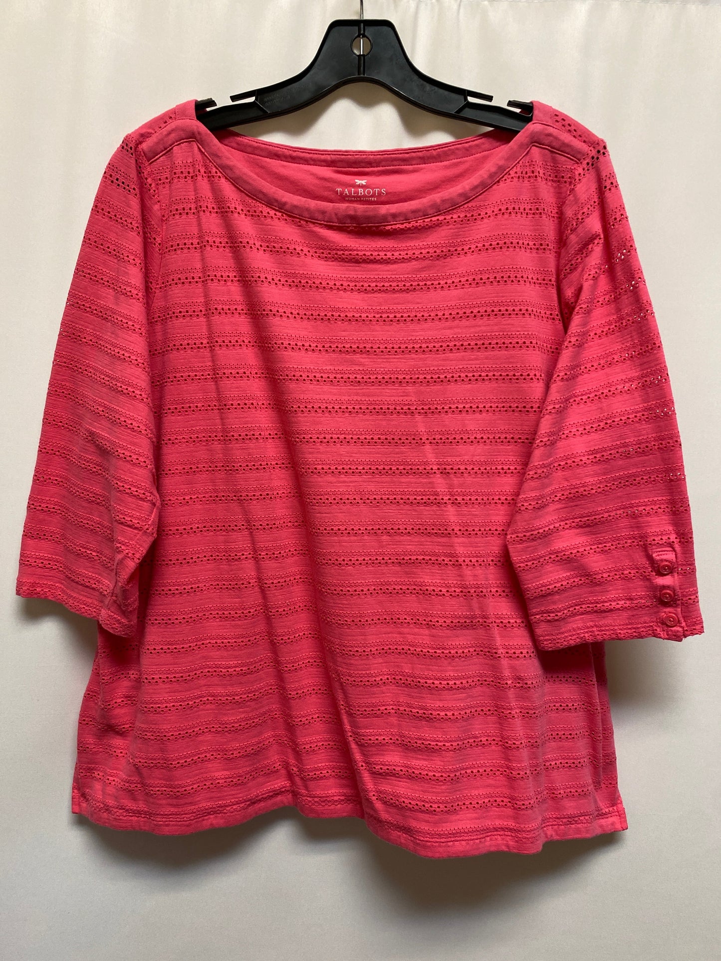 Top 3/4 Sleeve By Talbots  Size: 2x