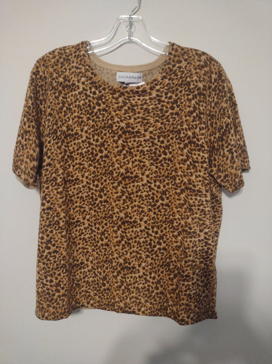 Top Short Sleeve By Sag Harbor  Size: L