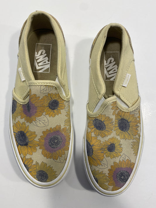 Yellow Shoes Sneakers Vans, Size 7