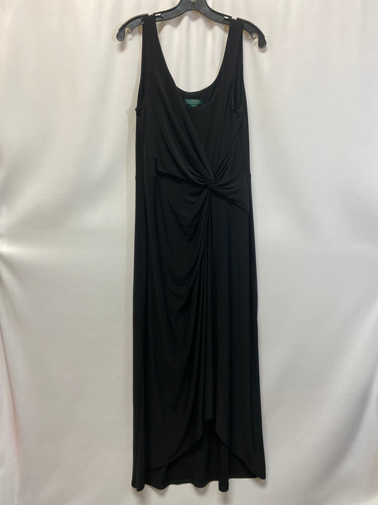 Black Dress Casual Maxi Ralph Lauren, Size Xl