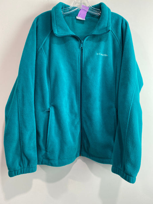 Green Jacket Fleece Columbia, Size 2x