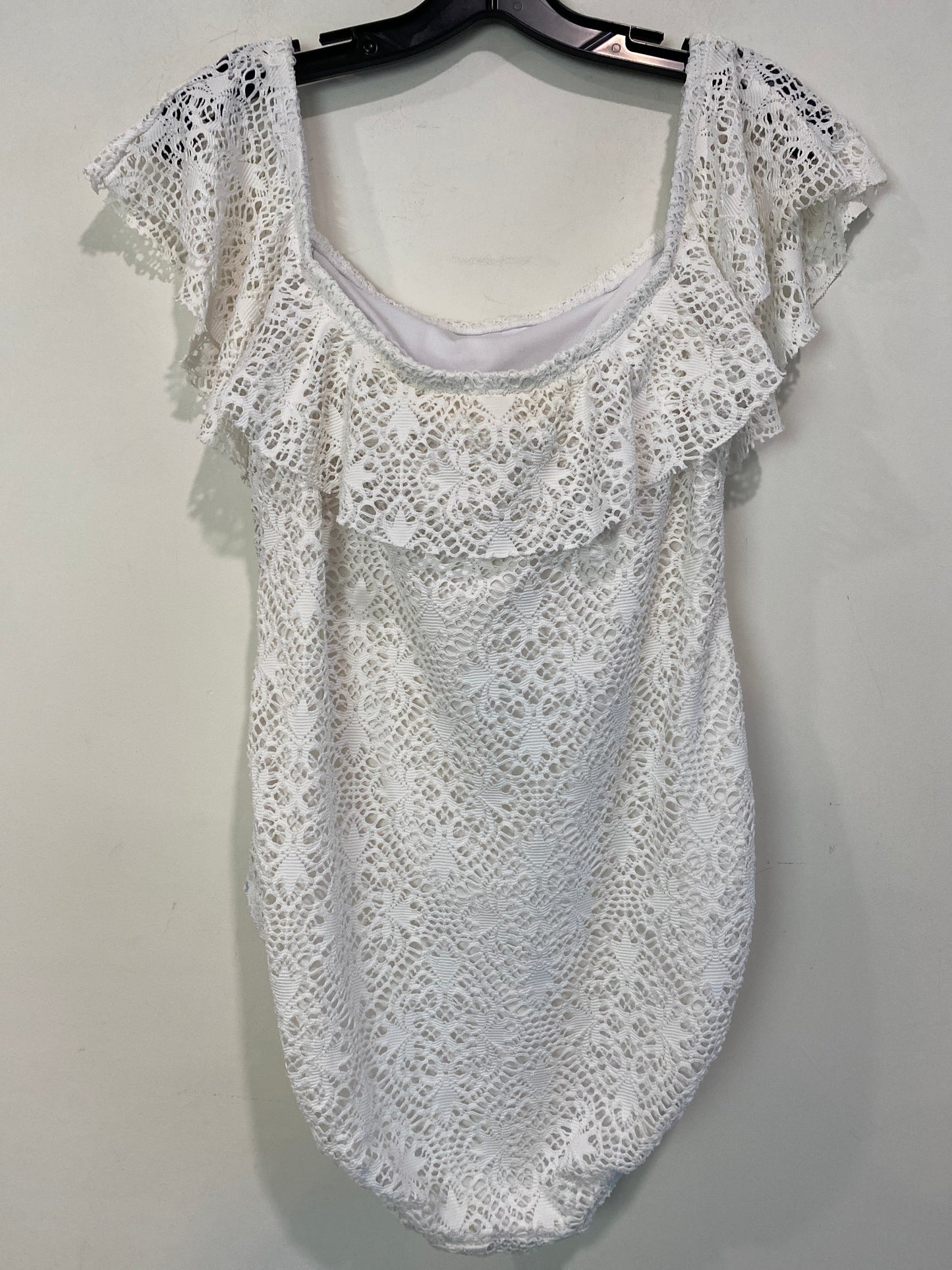 White Swimsuit Ralph Lauren, Size L