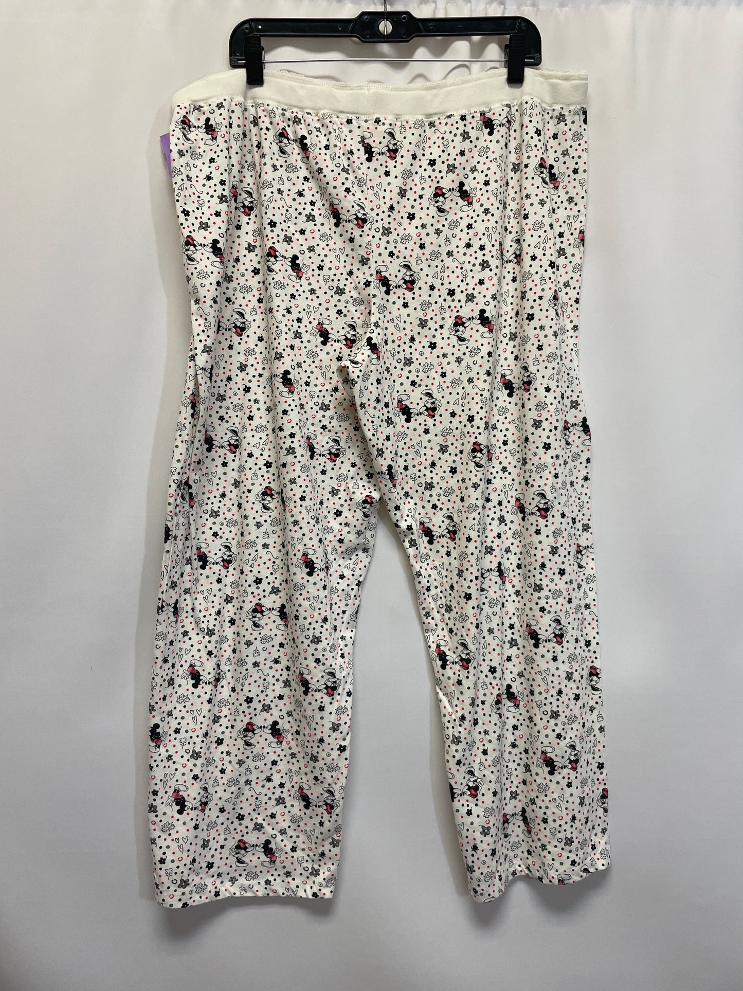 White Pajama Pants Disney Store, Size 2x