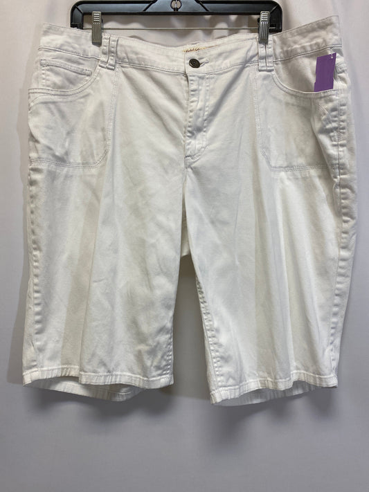 White Shorts Faded Glory, Size 2x