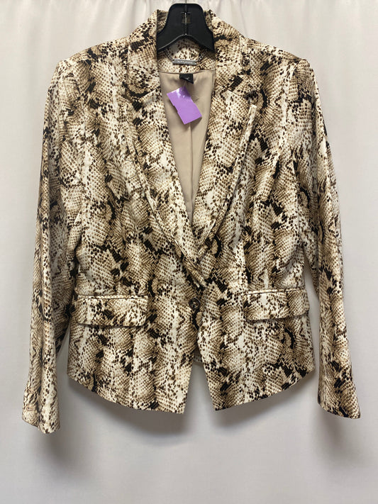 Animal Print Blazer White House Black Market, Size M