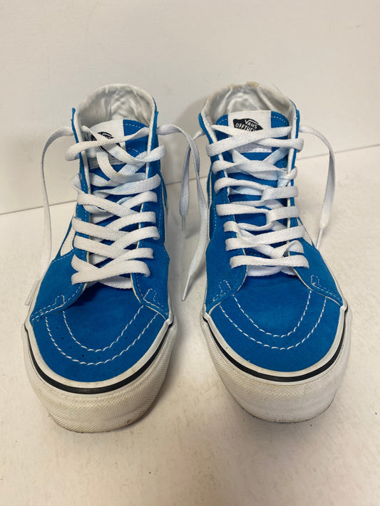 Shoes Sneakers By Vans In Blue, Size: 7.5