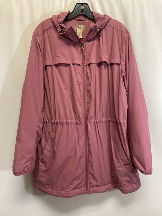 Jacket Windbreaker By Duluth Trading In Mauve, Size: 1x