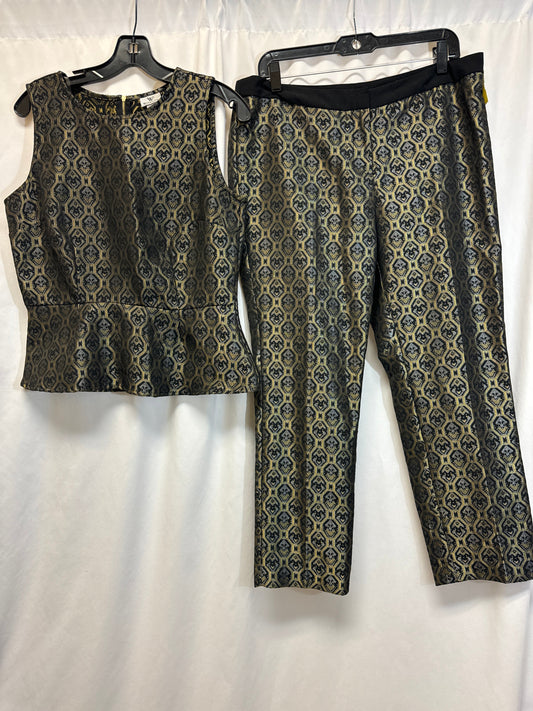 Pants Set 2pc By Worthington In Yellow, Size: 12