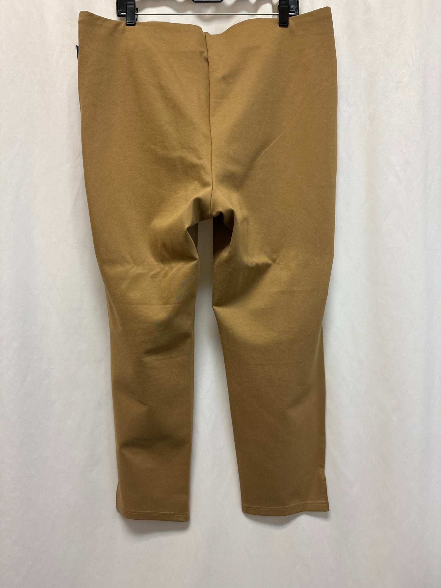 Pants Dress By Rafaella In Tan, Size: 2x