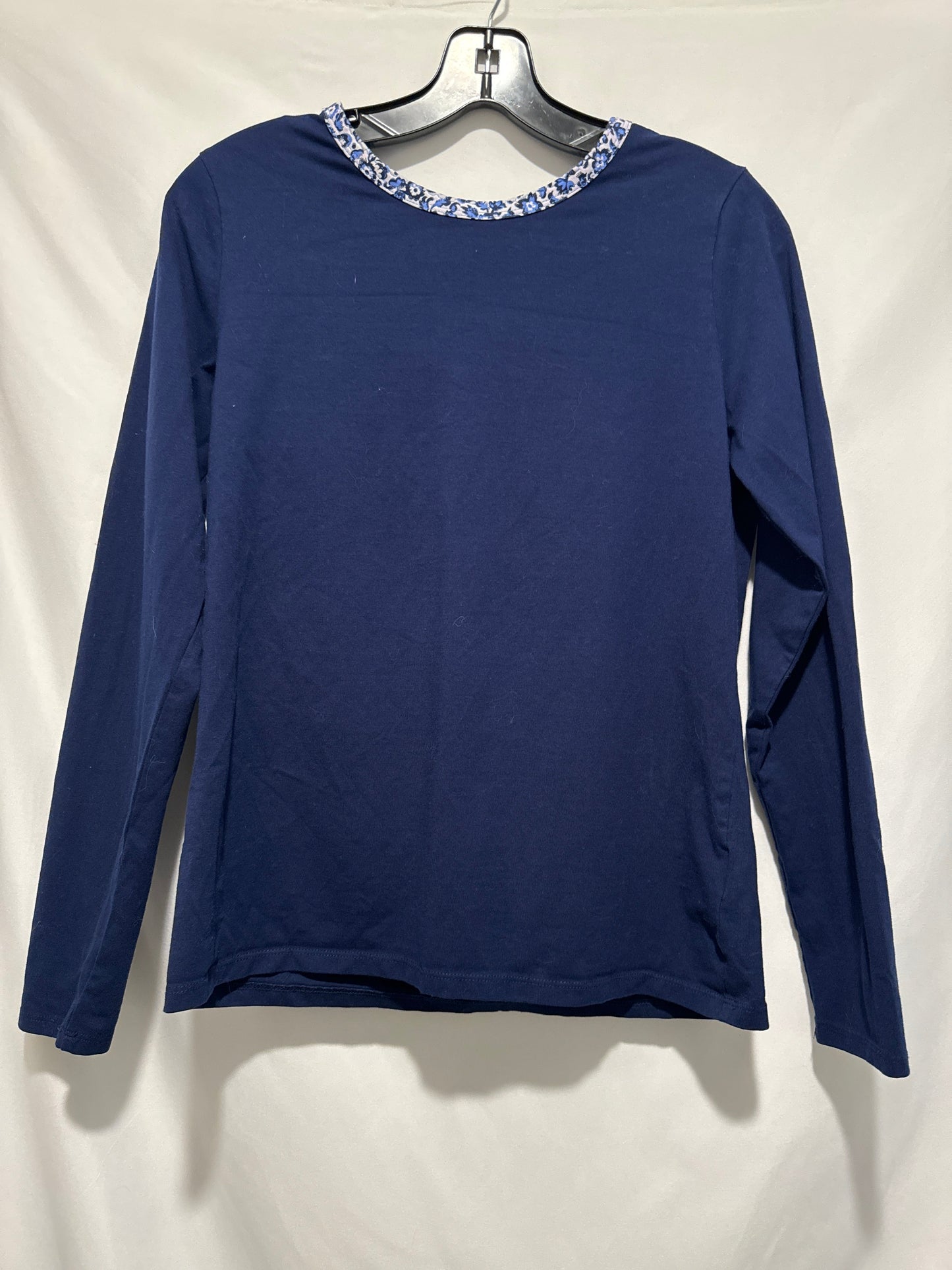 Top Long Sleeve By Lands End In Blue, Size: Xs