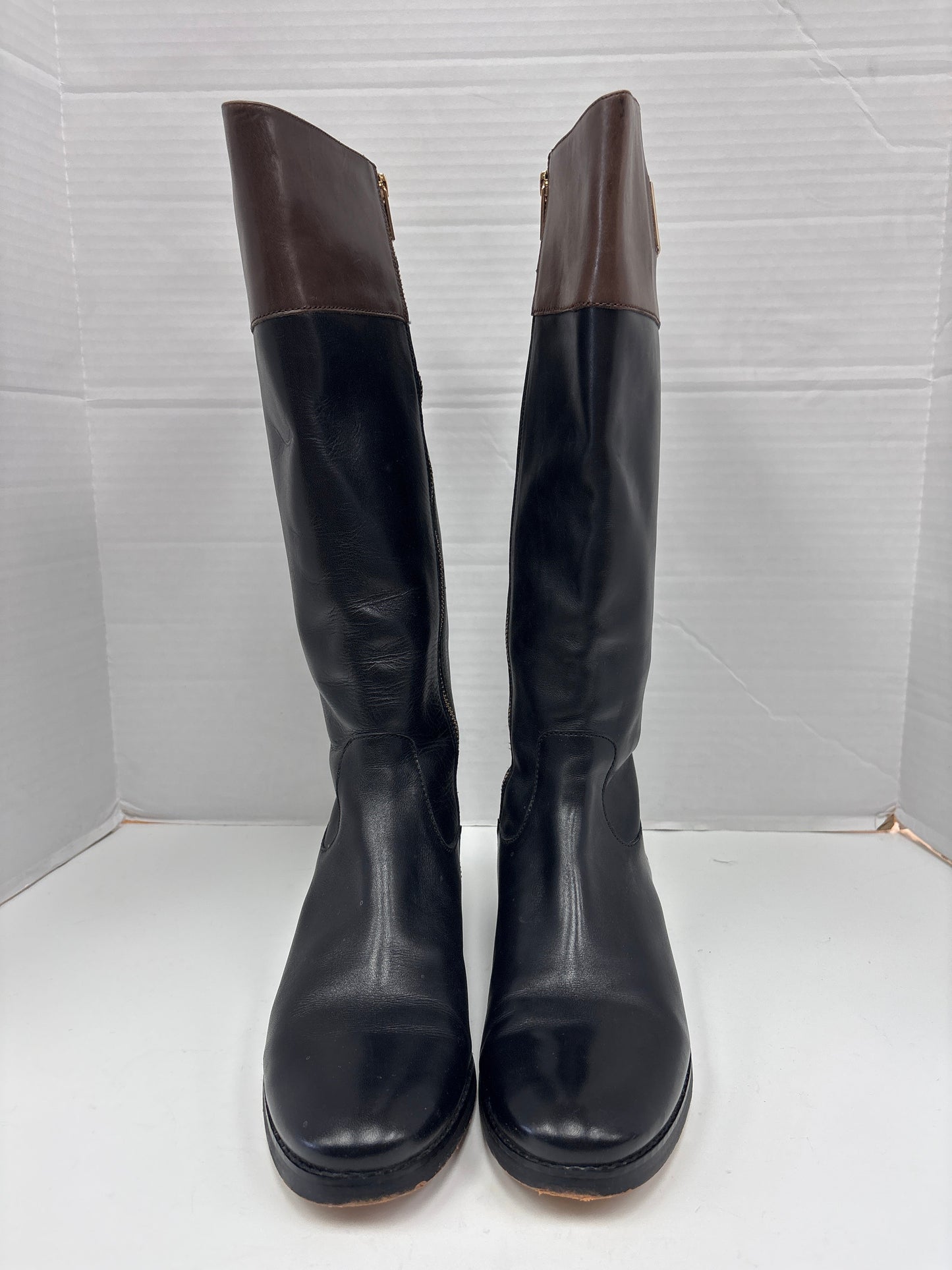 Boots Knee Flats By Michael Kors In Black, Size: 9.5