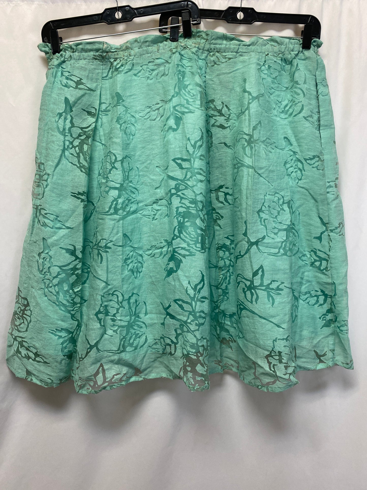 Skirt Midi By Lane Bryant In Green, Size: 26