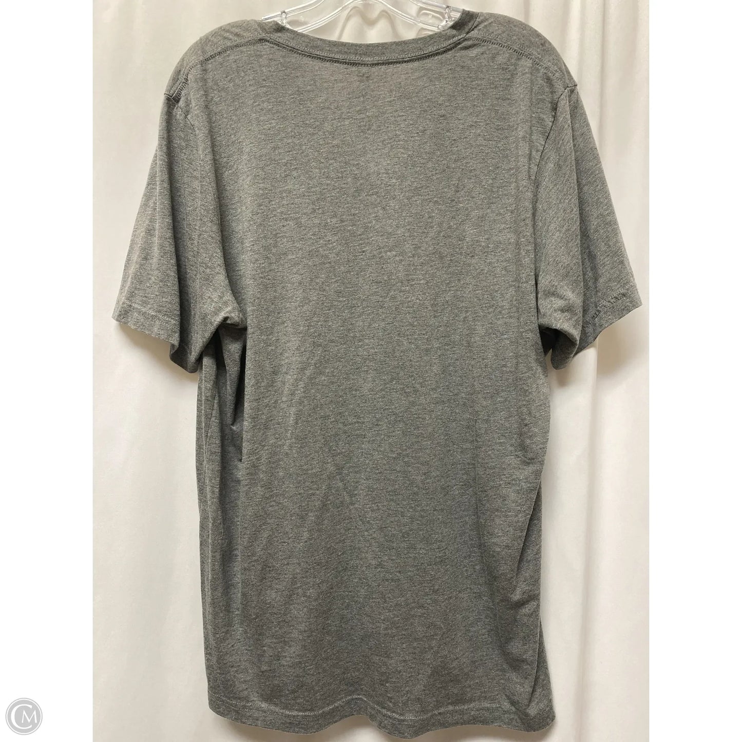 Top Short Sleeve By Bella + Canvas In Grey, Size: Xl