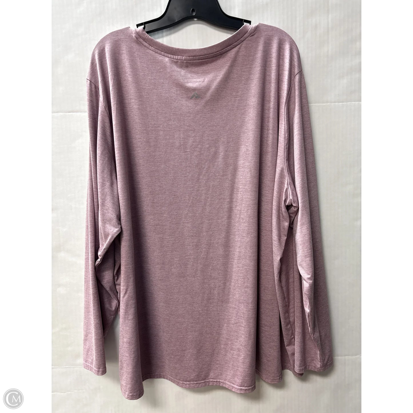 Top Long Sleeve By Clothes Mentor In Pink, Size: 3x