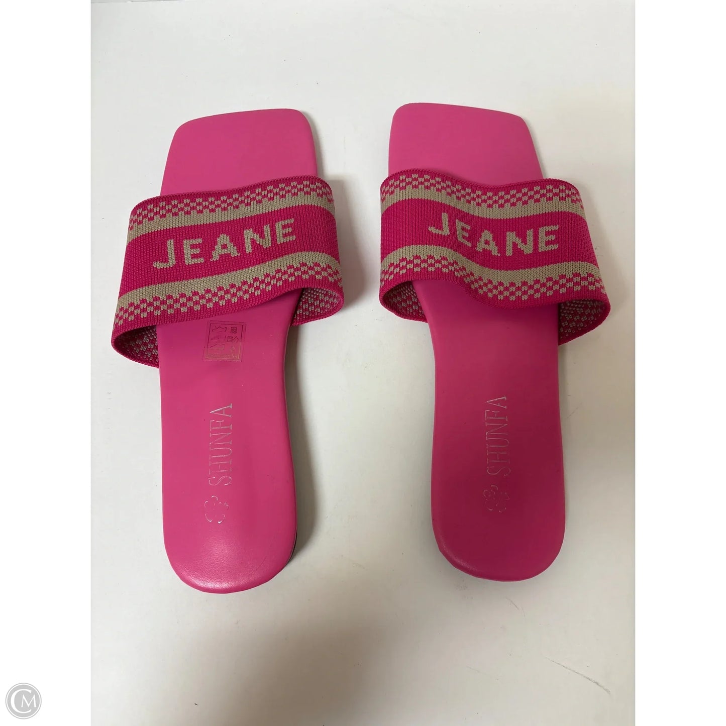 Sandals Flats By Clothes Mentor In Pink, Size: 11