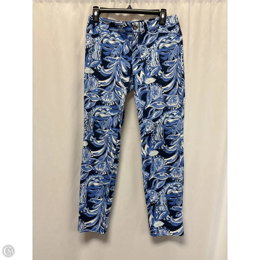 Pants Designer By Lilly Pulitzer In Blue, Size: 4