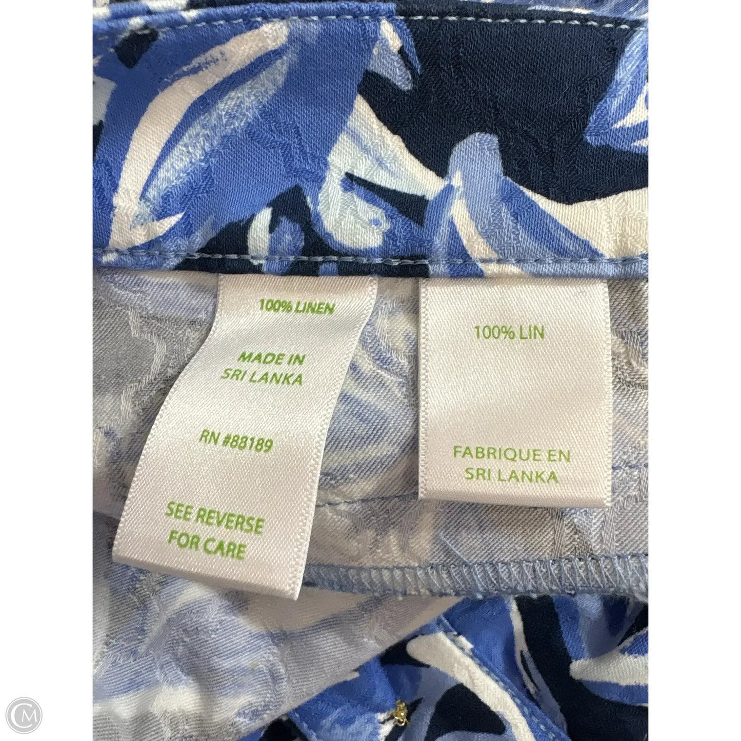 Pants Designer By Lilly Pulitzer In Blue, Size: 4