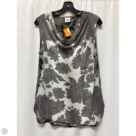 Top Sleeveless By Cabi In Black, Size: S