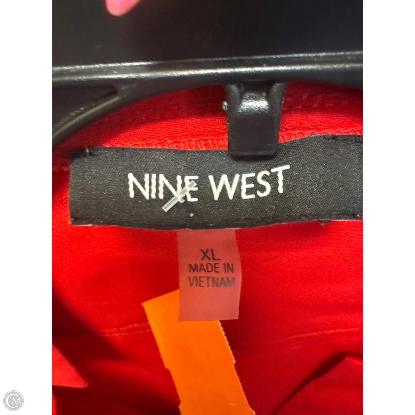 Top Long Sleeve By Nine West In Red, Size: Xl