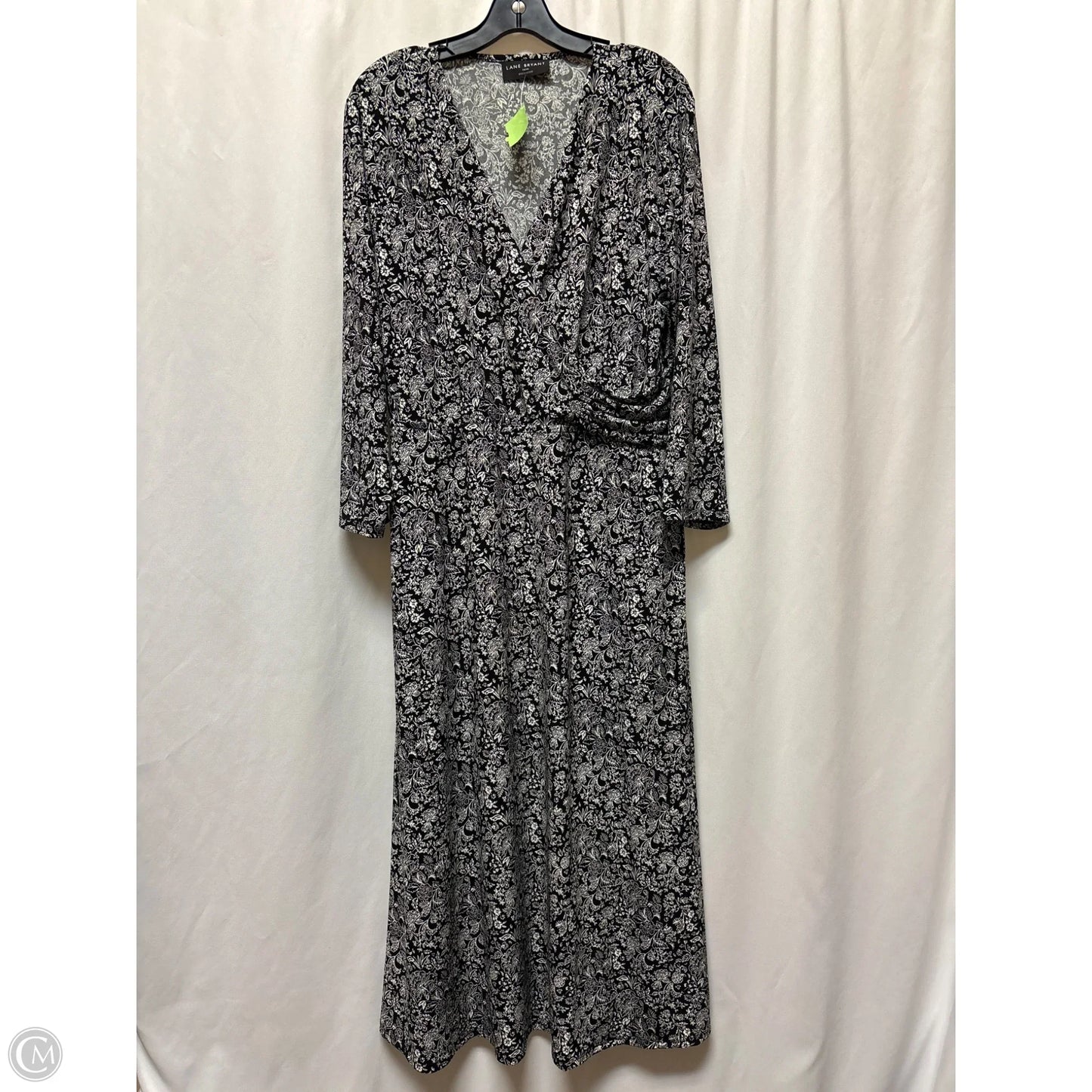 Dress Casual Maxi By Lane Bryant In Black & White, Size: L