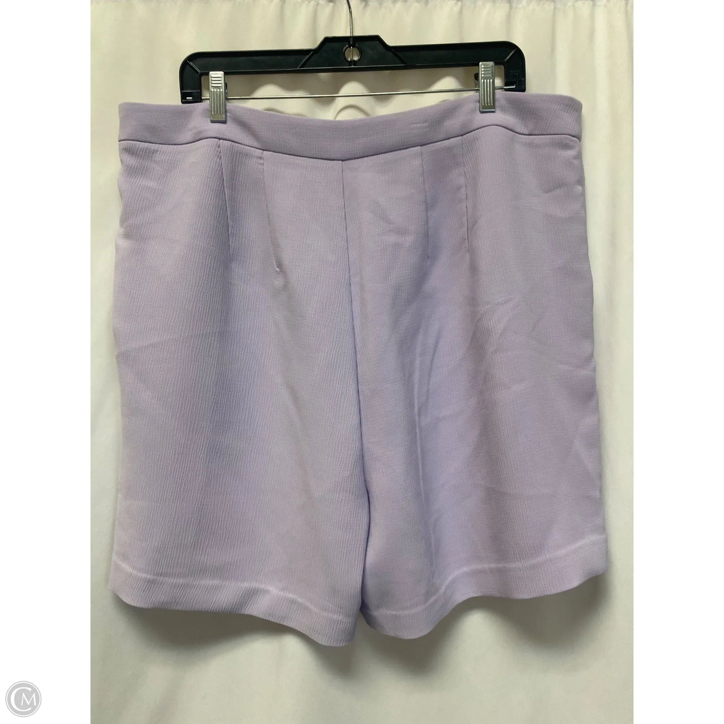 Shorts By Eloquii In Purple, Size: 16