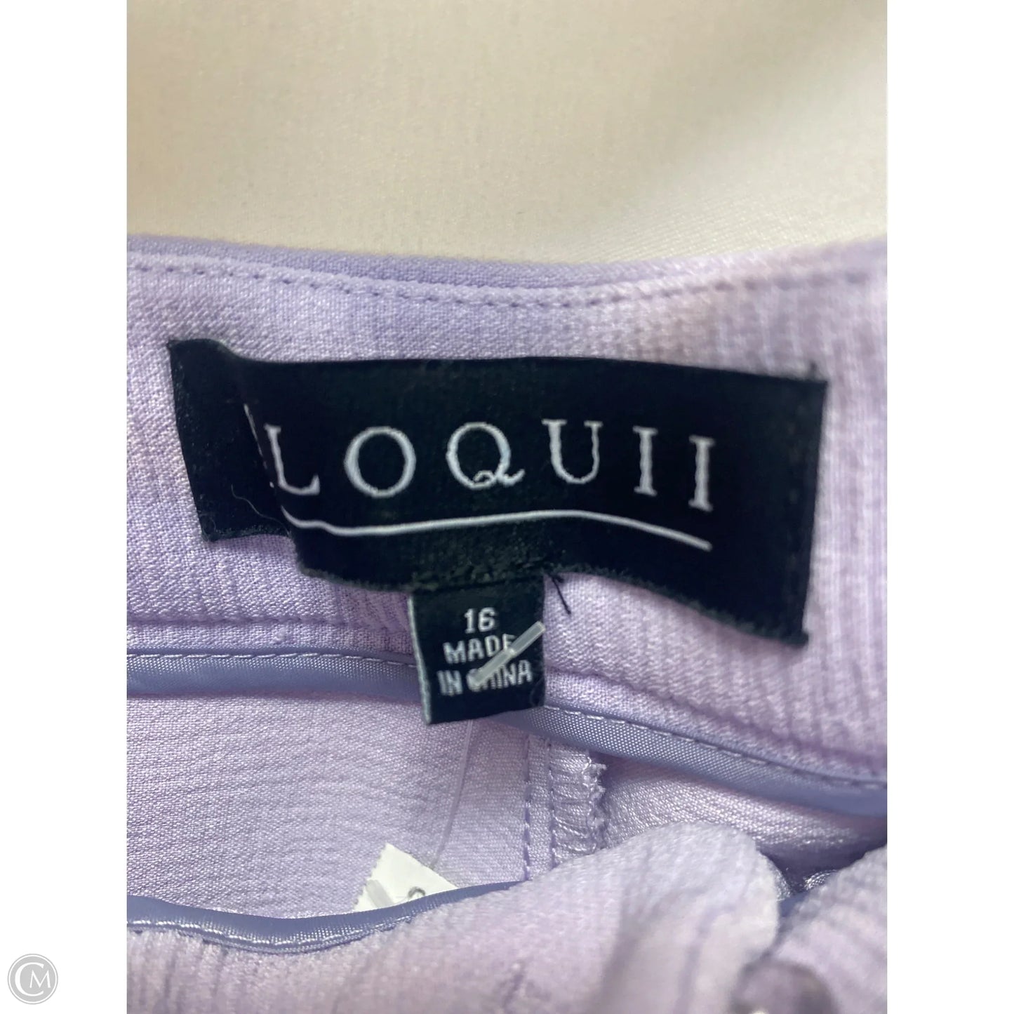 Shorts By Eloquii In Purple, Size: 16