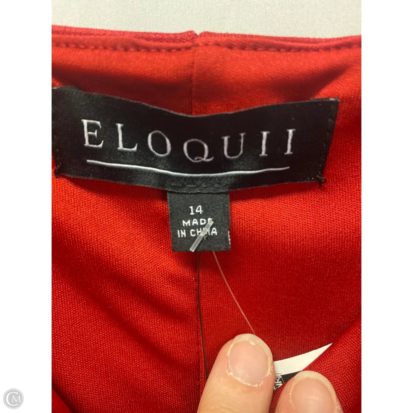 Dress Casual Maxi By Eloquii In Red, Size: L
