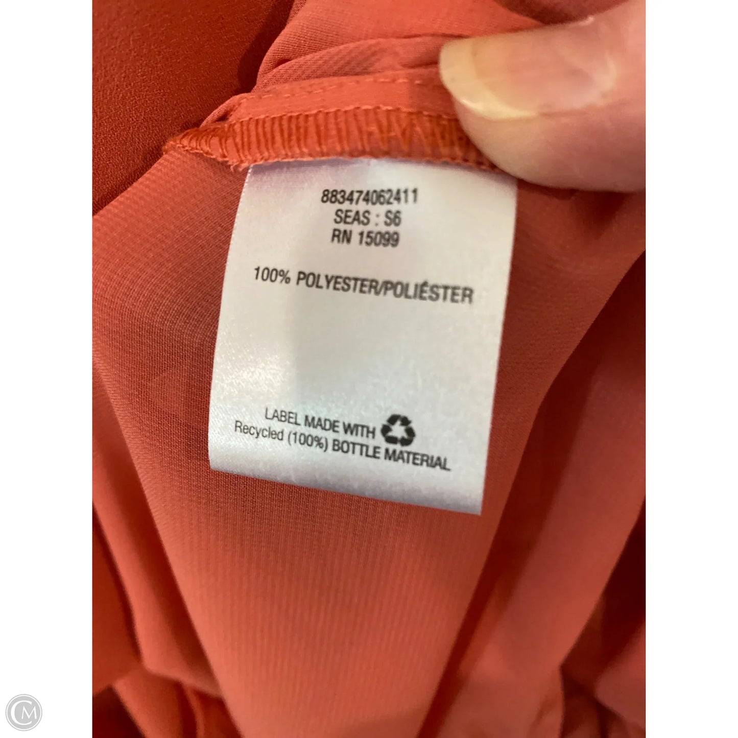 Dress Casual Midi By Metaphor In Pink, Size: M