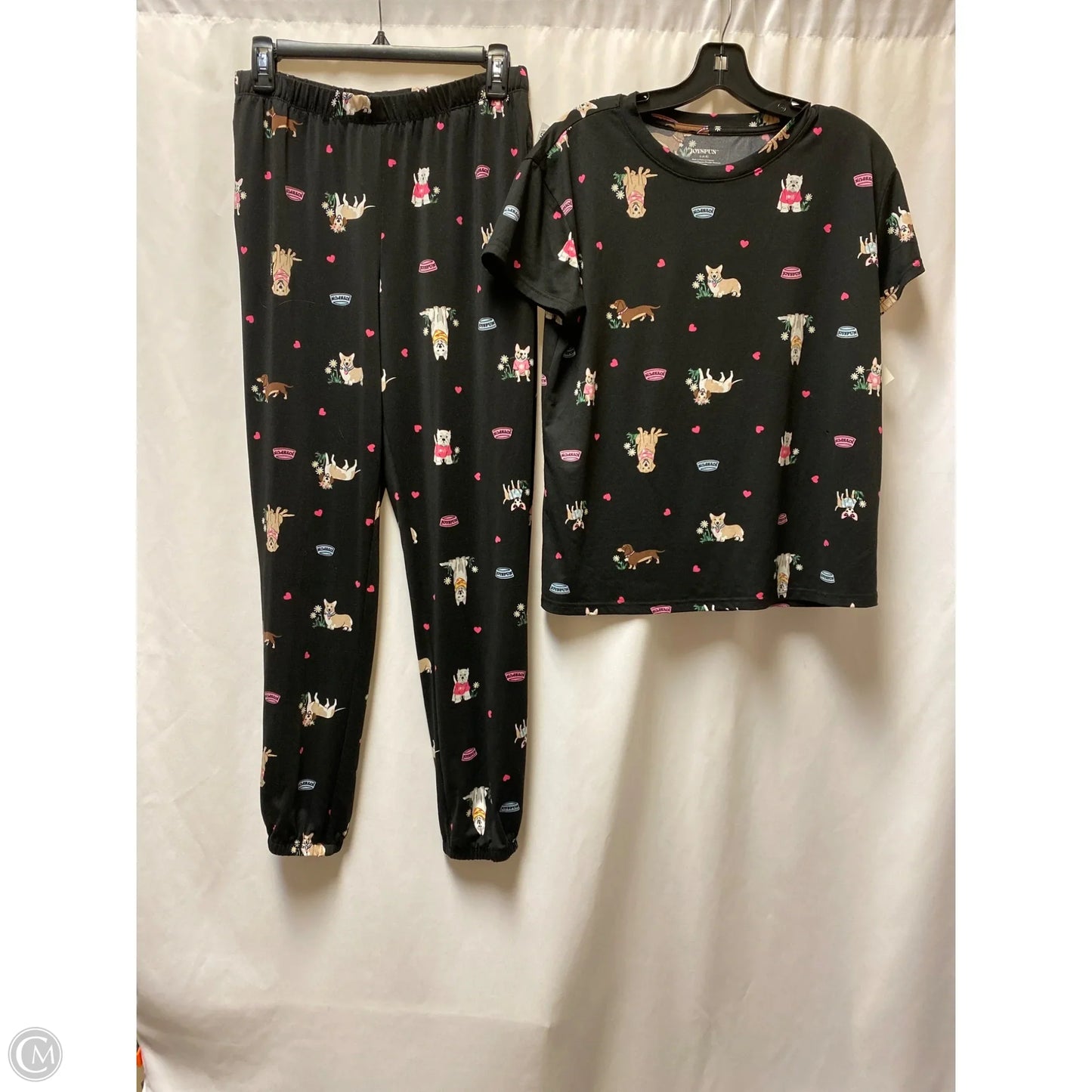 Pajamas 2pc By Joyspun In Black, Size: S
