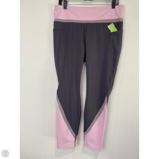 Athletic Leggings By Tangerine In Pink, Size: Xl