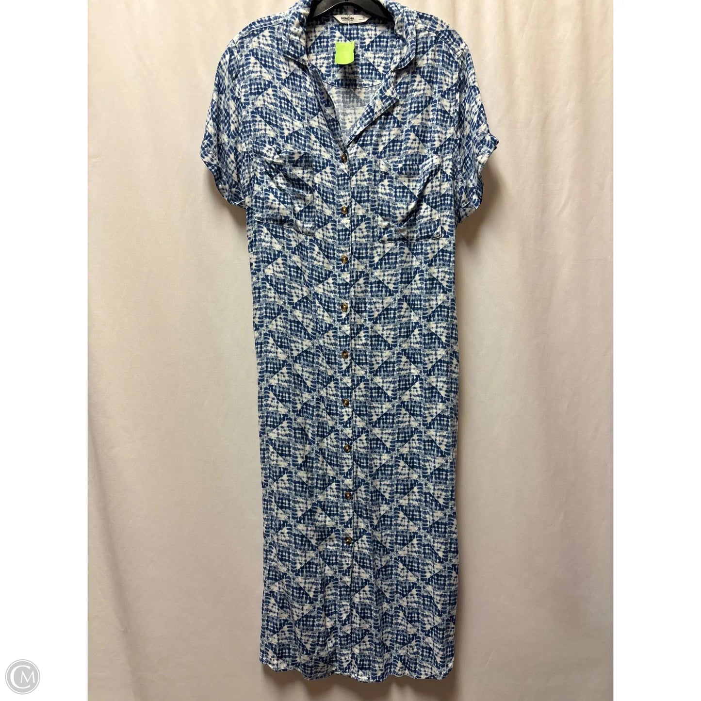Dress Casual Maxi By Sonoma In Blue, Size: Xl