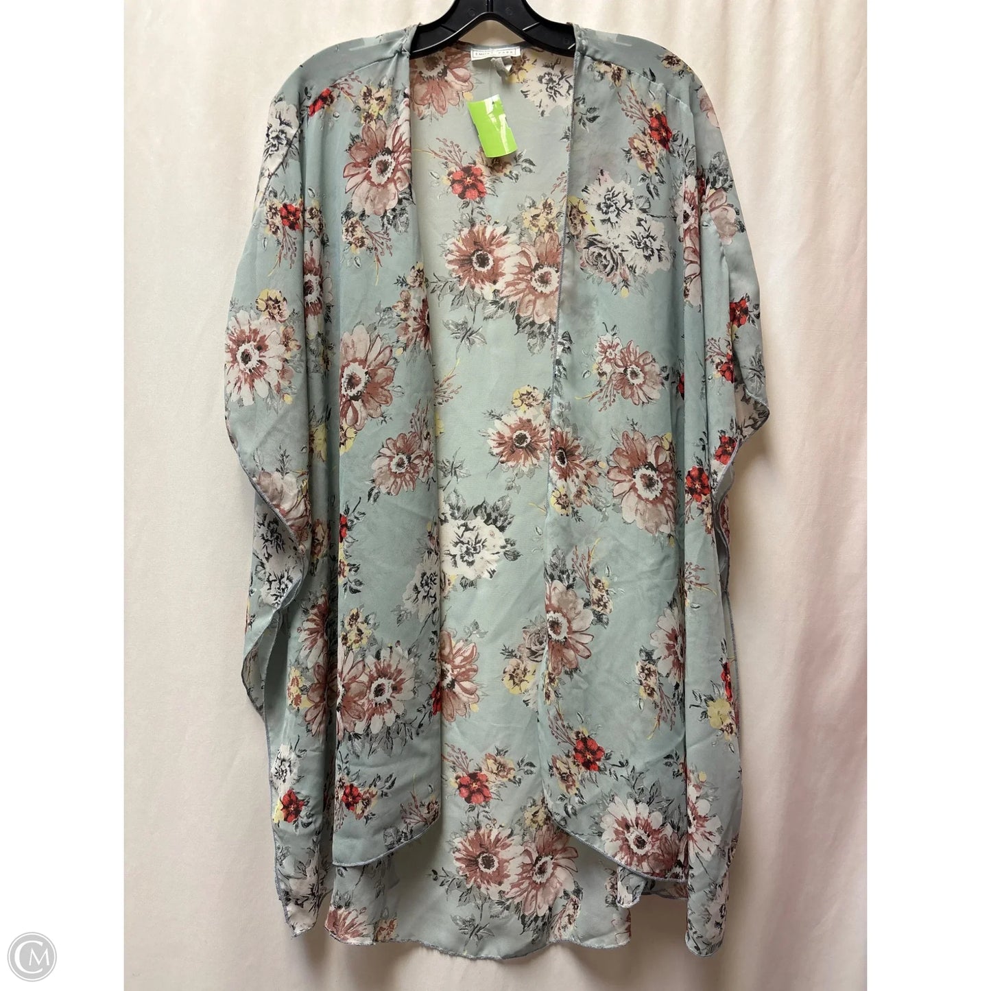 Swimwear Cover-up By Clothes Mentor In Blue, Size: 2x