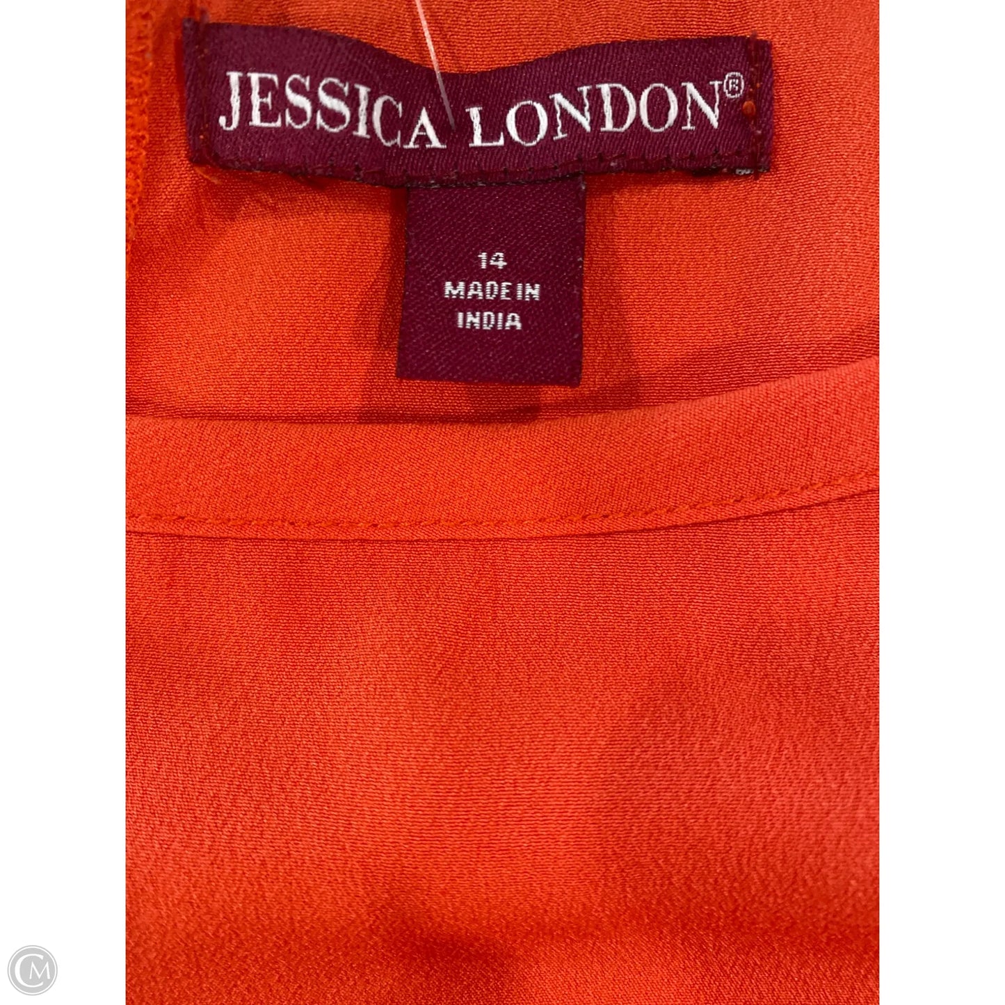 Top Short Sleeve By Jessica London In Pink, Size: L