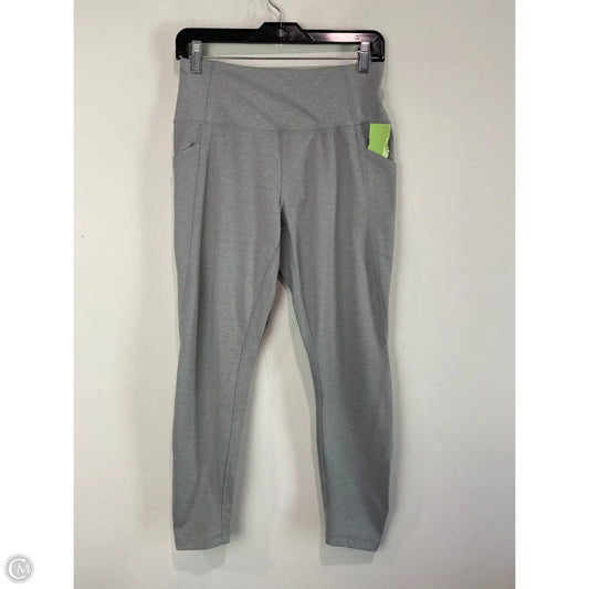 Athletic Leggings By Danskin In Grey, Size: L